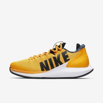 Nike Court Air Zoom Zero - Tennissko - Guld/Hvide/Sort | DK-13057